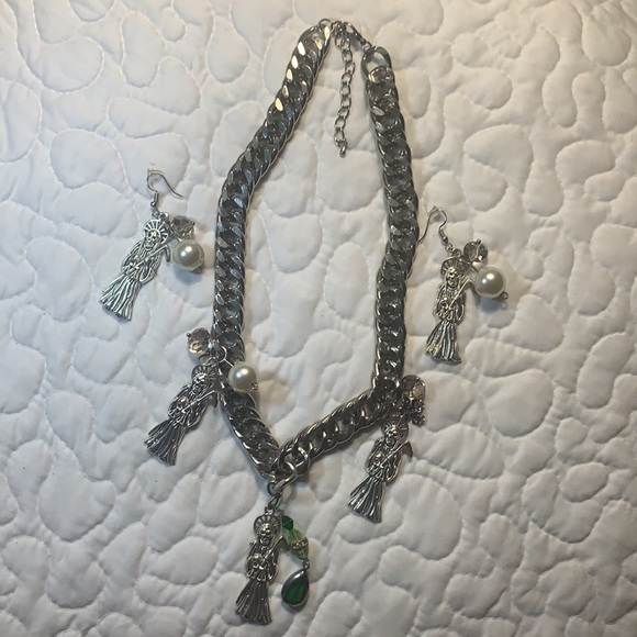 ✅SOLD✅✅Juego de collar y cadena de la SM , cadena de H&M /cristales /perlas /✅✅✅ - Picture 7 of 7